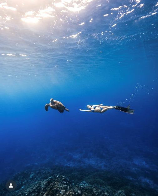 Skindiving in Saipan